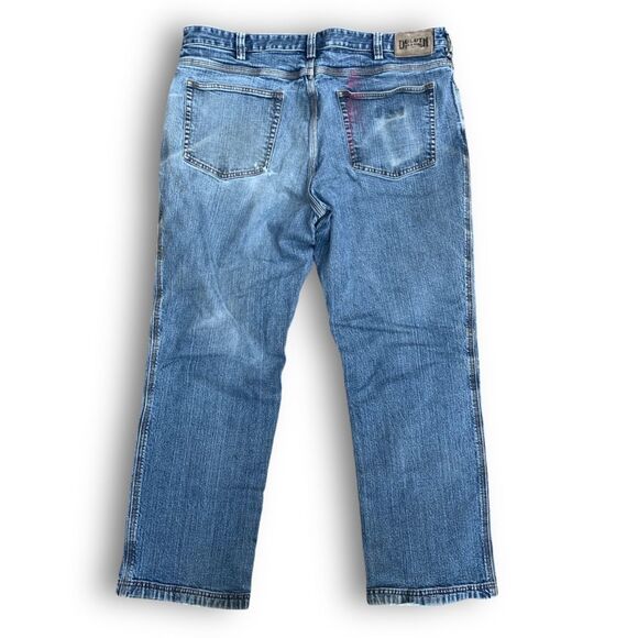 Duluth Trading Co. Flex Ballroom Denim Spandex Jeans Destroyed Men’s 40 x 32 - Picture 1 of 16